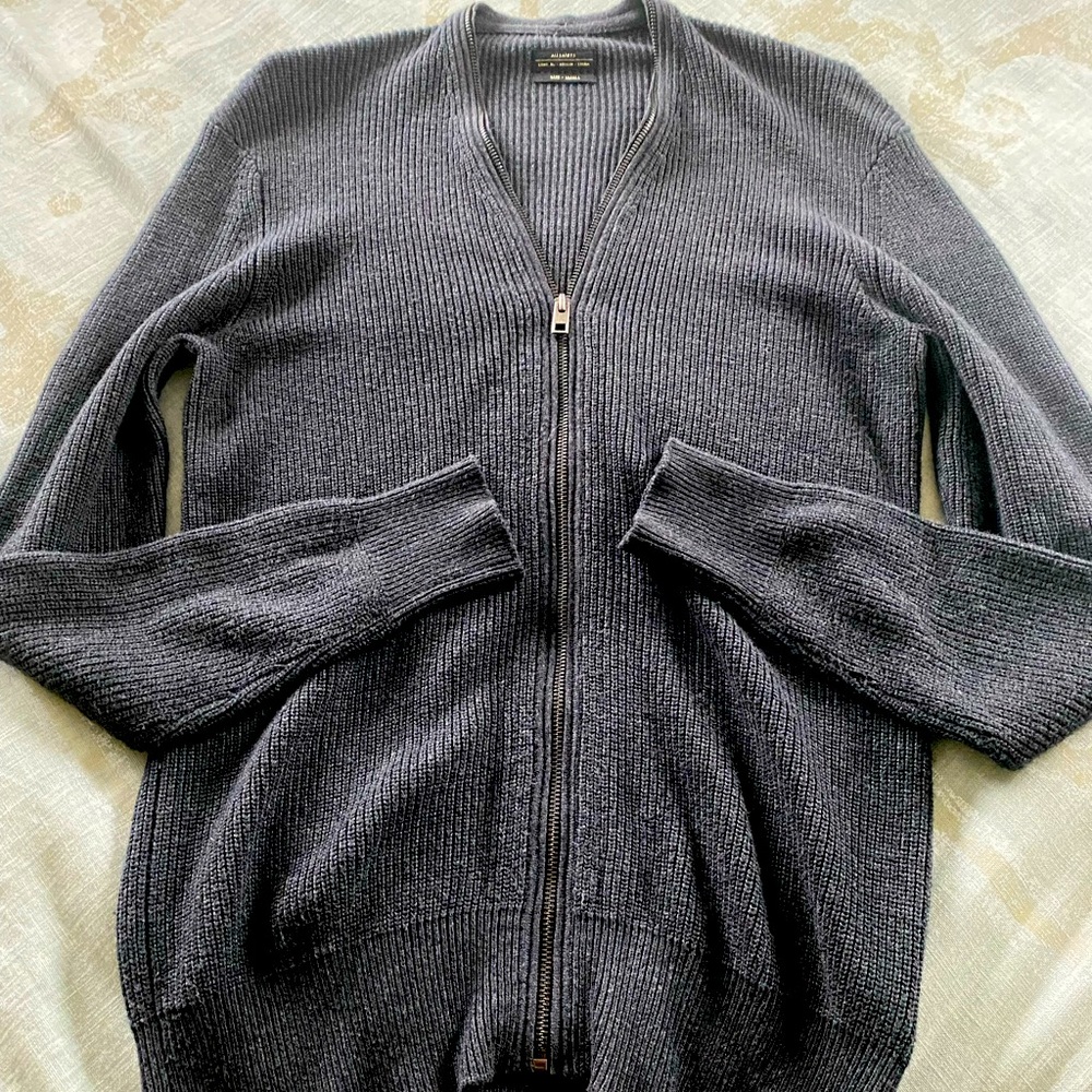 Really nice All Saints zipper sweater